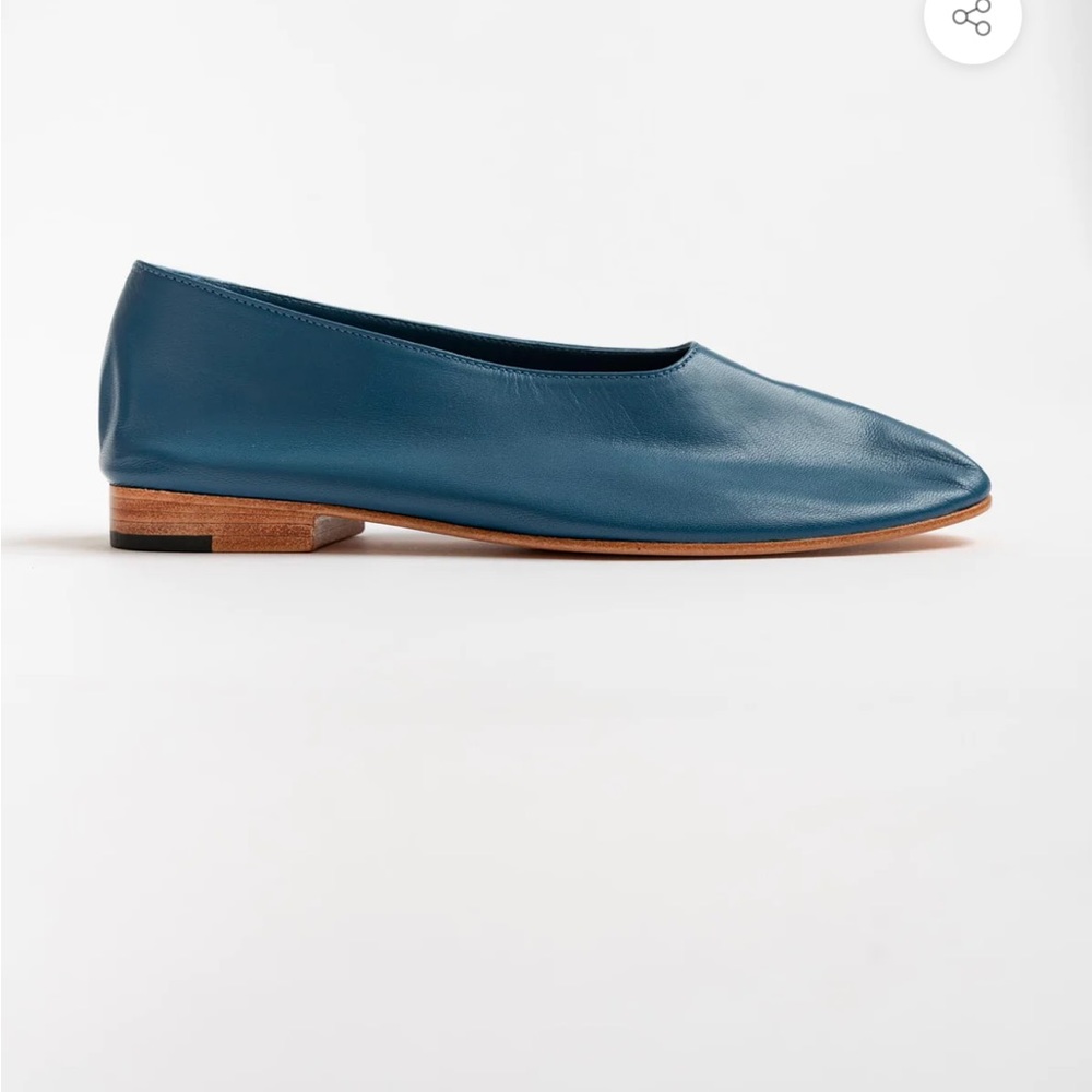 MARTINIANO GLOVE SHOE IN DENIM size 8